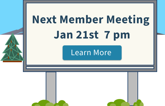 Next Member Meeting Jan 21 7 pm